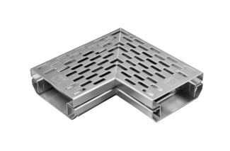 Fassaden- und Terrassenrinne FTR 55/75 Eck Fassaden- und Terrassenrinne FTR 55/75 Eck